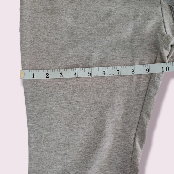 LAVC Womens Grey Drawstring Yoga Pants with Rainbow LOVE Design Size Large - Picture 8 of 14